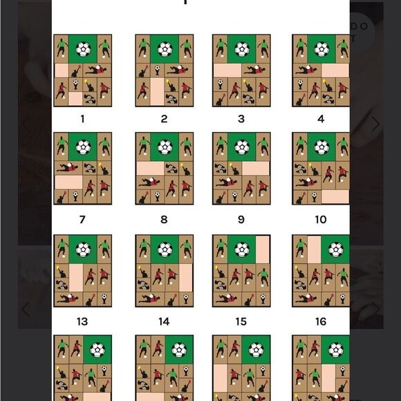 Siam Mandalay wooden soccer game puzzle - Picture 11 of 12